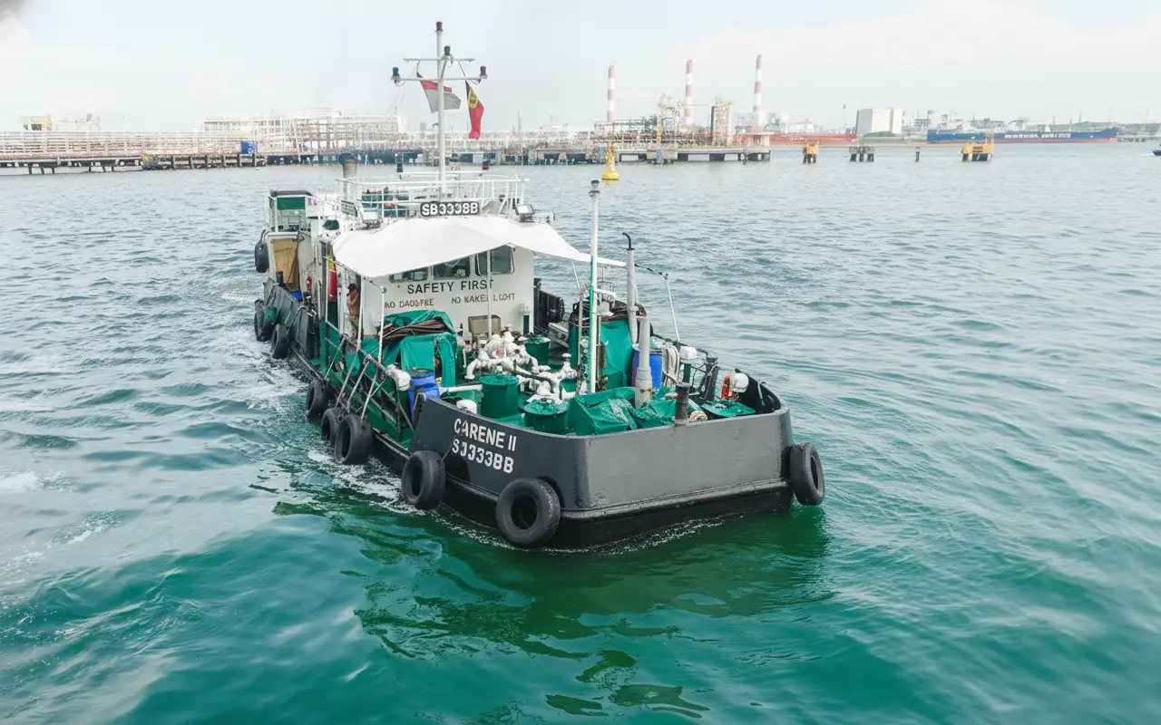 Garene II 6 barge - marine fuel delivery to offshore islands and coastal worksites 